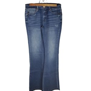 Kancan Bellbottom Medium Wash Denim Jeans